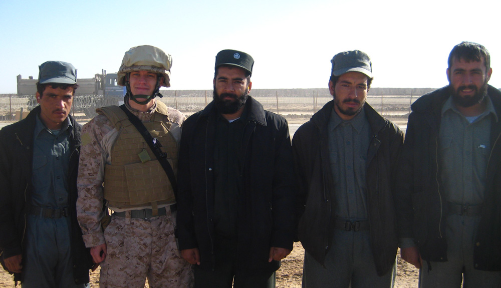 Me with some of the ANP I was escorting